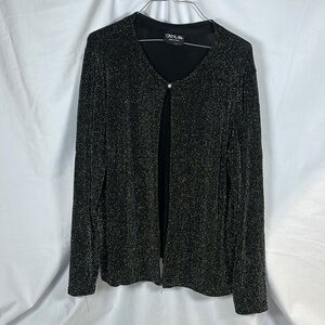 Onyx Nite Black and Gold Women's Jacket